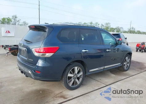 2013 Nissan Pathfinder Platinum z USA, uszkodzony, nr VIN 5N1AR2MNXDC603579